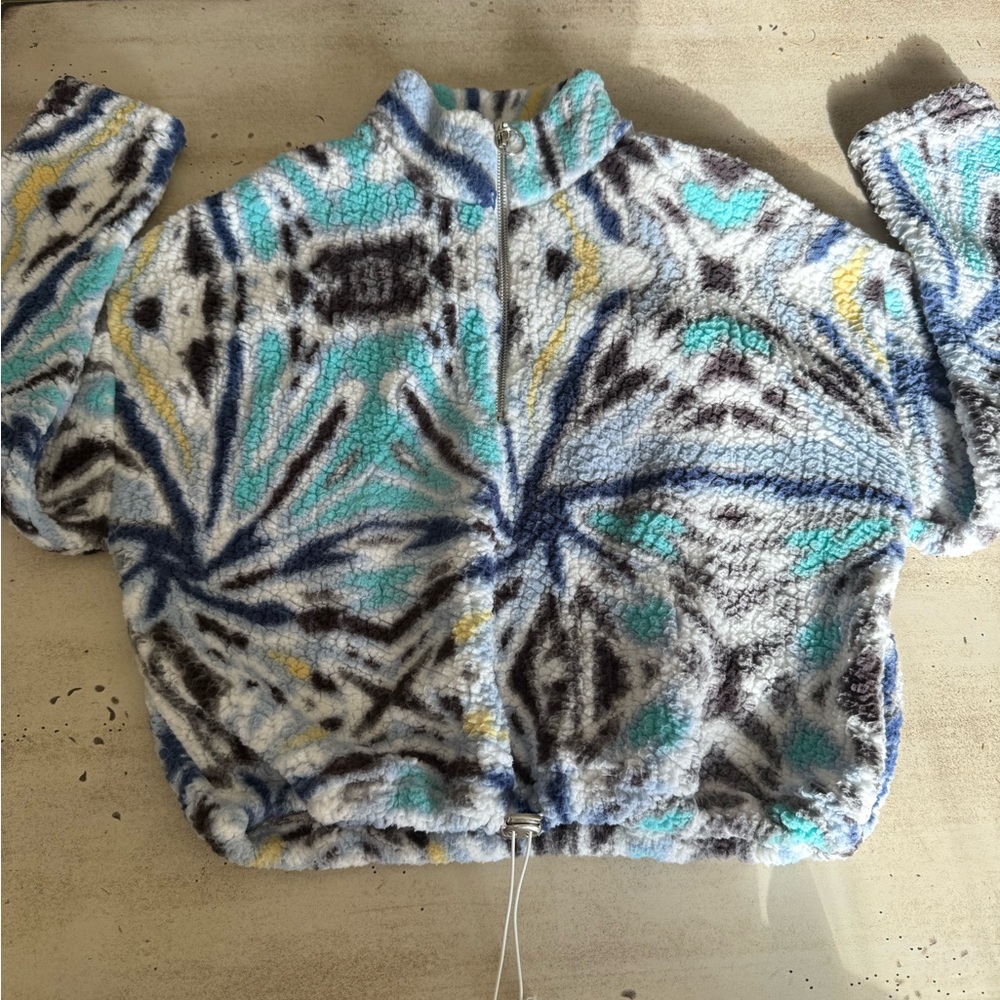 Cozy Multicolor Patterned Women's Jacket - image 1